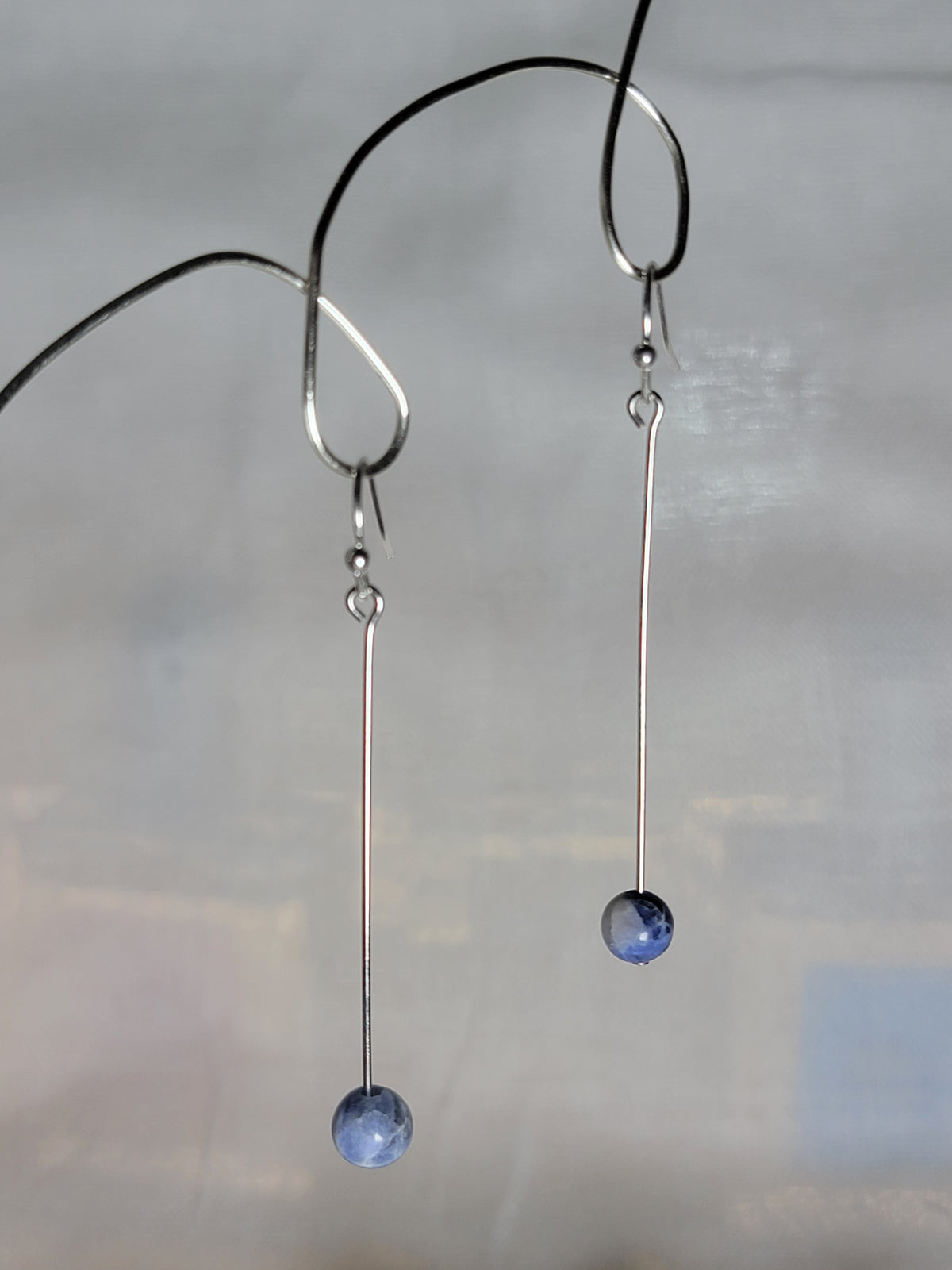 Marble Drop Earrings