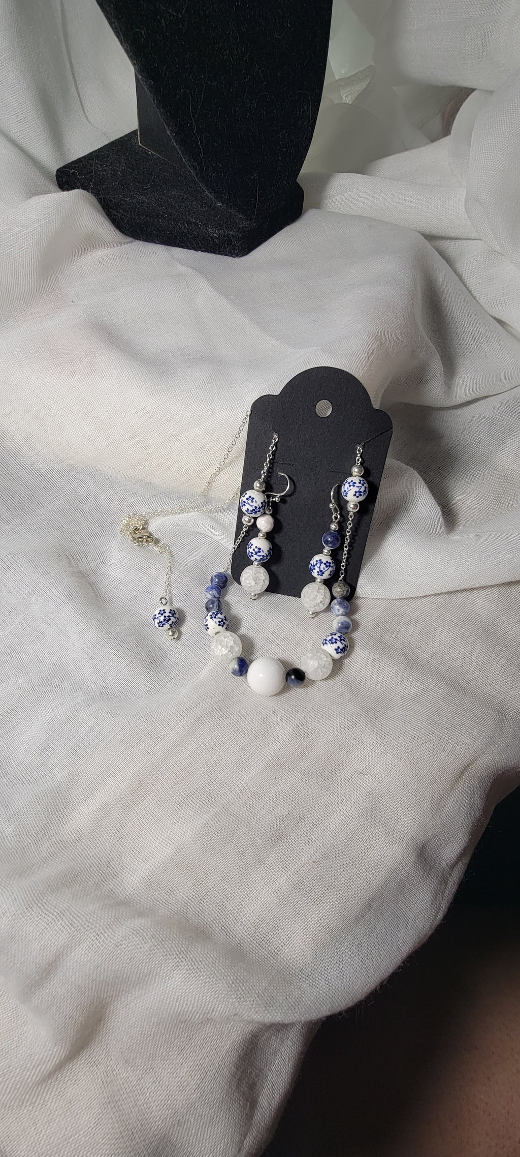 Blue Drop Necklace