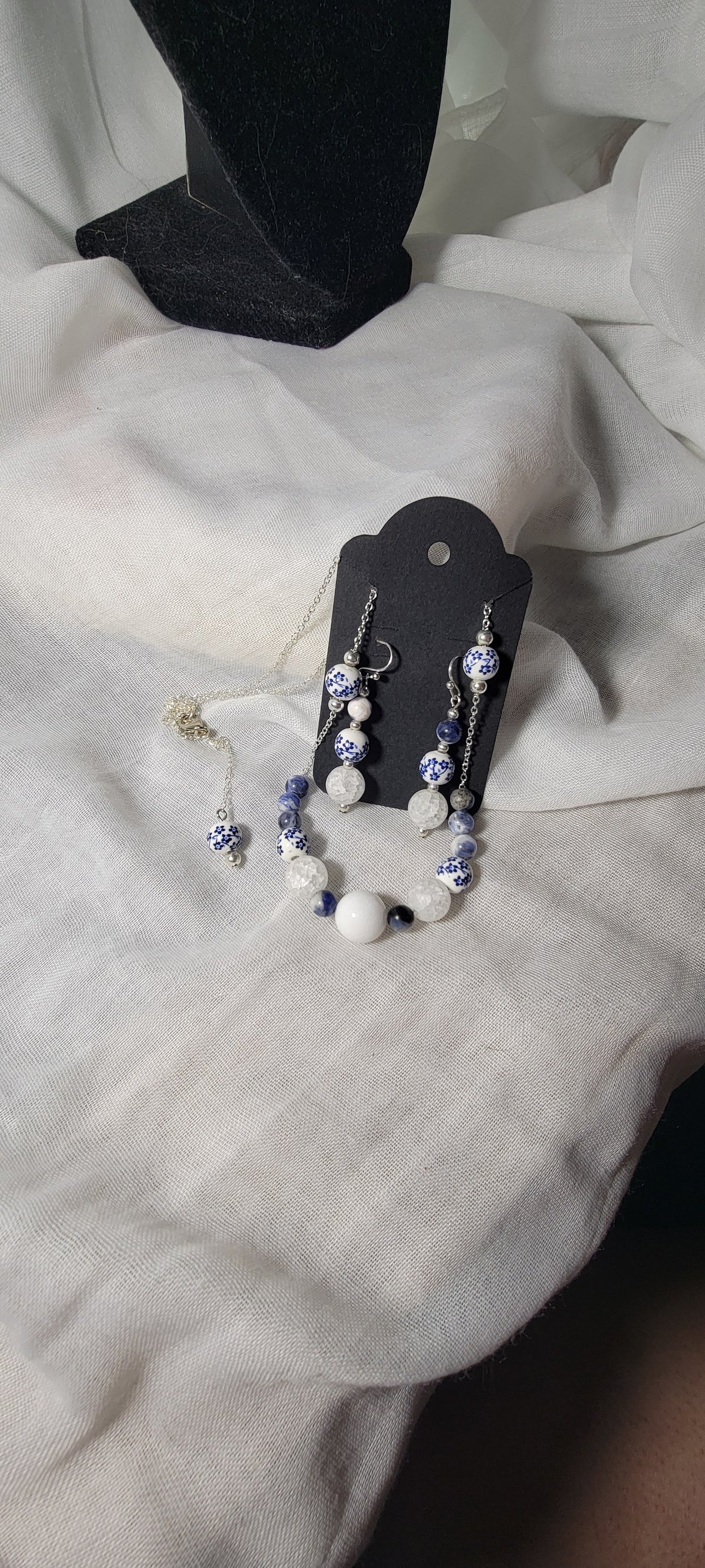 Blue Drop Necklace