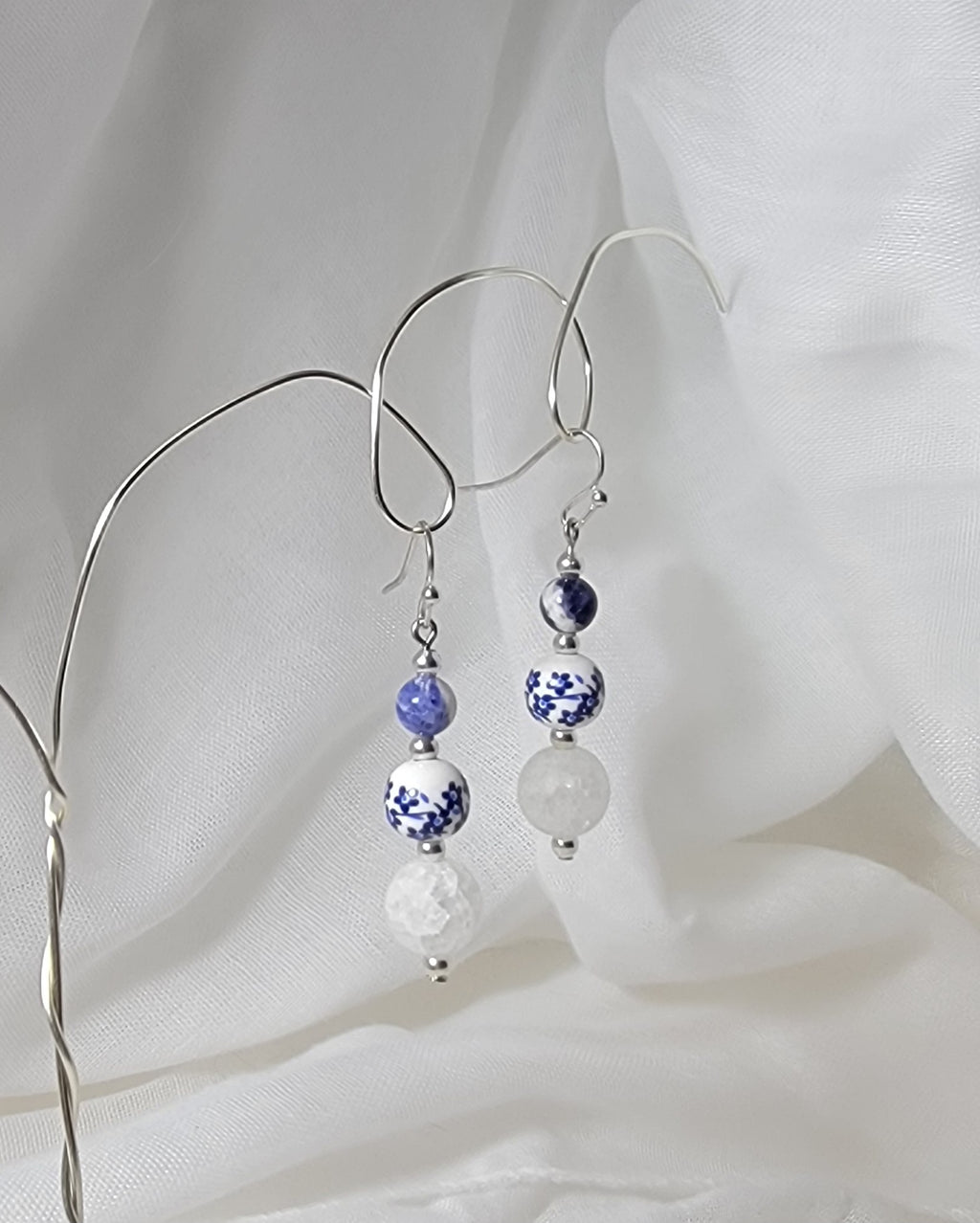 Blue Drop Earrings